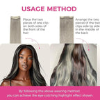 Lashey Seamless Clip in Hair Extensions Human Hair 4pcs 50g Grey 22 Inch Long Straight Clip in Hair Extensions Human Hair with Invisi Edge