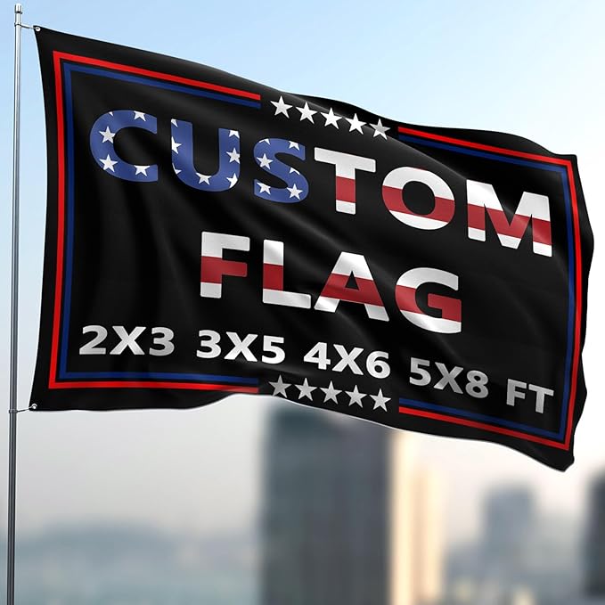 Custom Flag 2x3 Ft Double Sided by AIUSAAMZ