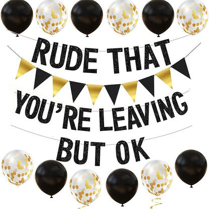 ADULLPONY Rude That You're Leaving But OK Banner by ADULLPONY
