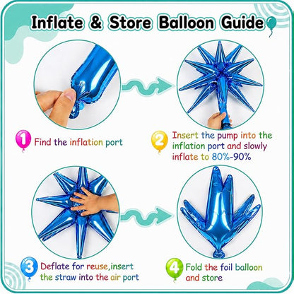 137PCS Red Blue Yellow Green Black Balloon Arch Garland Kit | Colorful Latex - Image 4