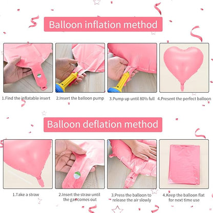 Biapian Pastel Heart Balloons - Image 3