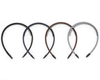 Fashion hair Accessories Hair band headbands for women/Girls Non-slip hairband Comfy Hair Hoop Resin teeth Comb (4 Colors)