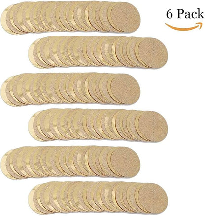 6 Pcs Glitter Champagne Gold Paper Circle Dots Garland Party Hanging Bunting - Image 7
