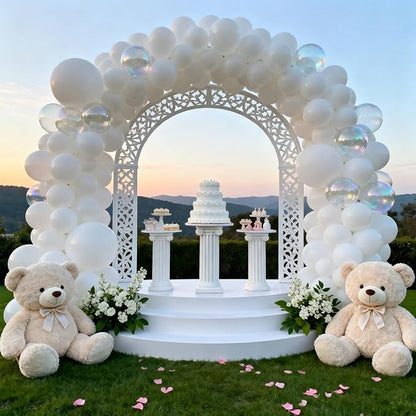 Patimate White Balloons 30pcs 18 Inch White Latex Party Balloons | Engagement - Image 6