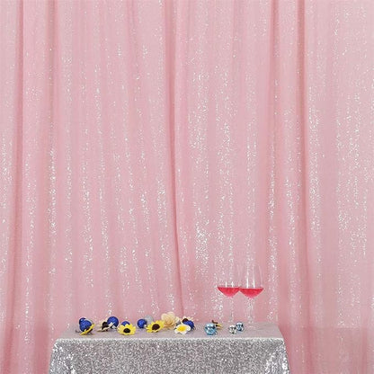 Eternal Beauty Pink 3mm Sequin Backdrop 7x7 Ft - Image 3