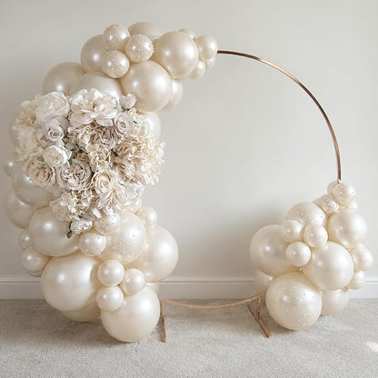 Pearl White Balloons, 50 Packs 12 Inch Pearl Double-Stuffed Balloons - Image 7
