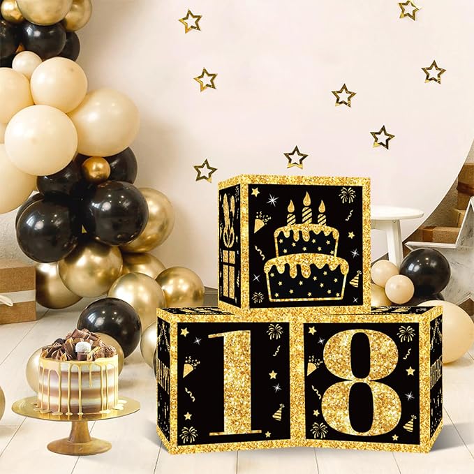 DataMoon 18th Birthday Decorations Boxes - Image 2