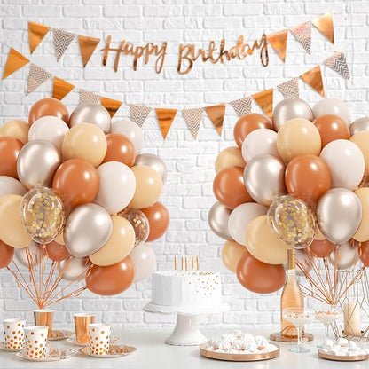 60pcs Fall Balloons 12inch, Thanksgiving Balloons - Image 7
