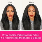 Lashey Clip in Hair Extensions Real Human Hair 150g Kinky Straight 9pcs Seamless Clip in Hair Extensions, 22 Inch #1B Natural Black 100% Real Soft Human Hair for Women