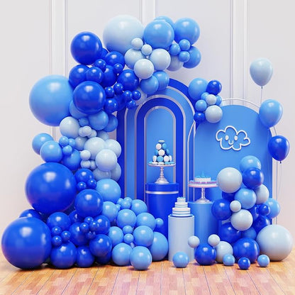 Blue Balloons Balloons Arch Kit, 18 12 10 5 inch, Baby Shower, Graduation Party by FHEKFNG