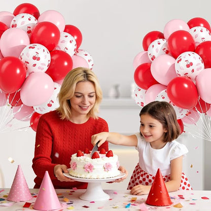60pcs Cherry Balloons 12inch - Image 6