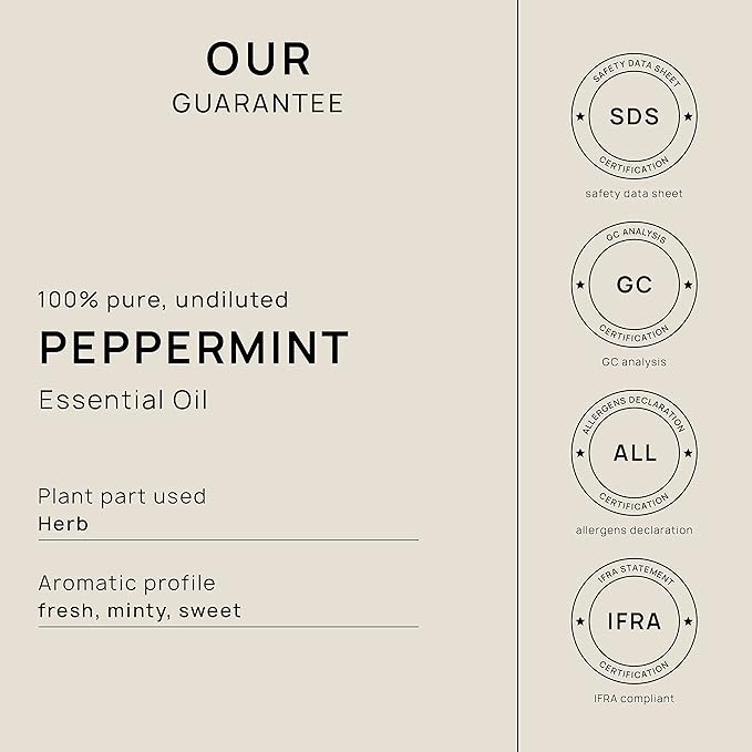 VINEVIDA Peppermint Essential Oil - Gallon Peppermint Oil Undiluted - Bulk Gallon Essential Oil for Soap Making & Candle Scents - 8 lbs