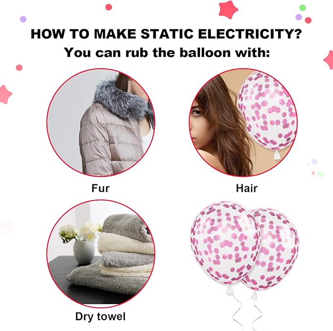 Pink Purple Balloons Set, 12Inch Metallic Purple Pink Latex Balloons - Image 7