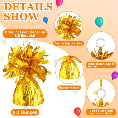 Yunsailing 25 Pcs Heavy Metallic Balloon Weights - Image 3