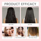 Keratin & Collagen Hair Mask for Dry Damaged Hair - Deep Repair Treatment with Hydrolyzed Keratin, Frizz Control & Split Ends Repair, Moisturizing Hair Care, 3.53 oz (2, pcs)
