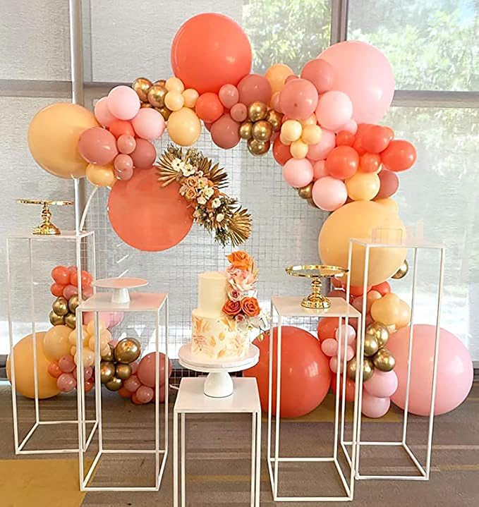 Coral Red Balloons, Birthday Decoration, Wedding Party, Baby Shower Decorations - Image 6