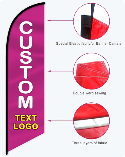 Custom Advertising Feather Flags - Image 4