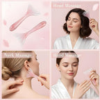 Head Massager Tool Scalp Comb, 2 Pcs Head Massager Comb and 1 Pcs Six Claw Manual Hair Scalp Massagers Gua Sha Tool Resin Hair SPA Acupressure Tools for Mother‘ Day Birthday Gifts