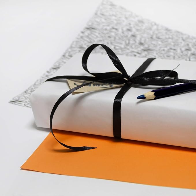 Black Ribbon 1/4 Inches 36 Yards Satin Roll Perfect - Image 2