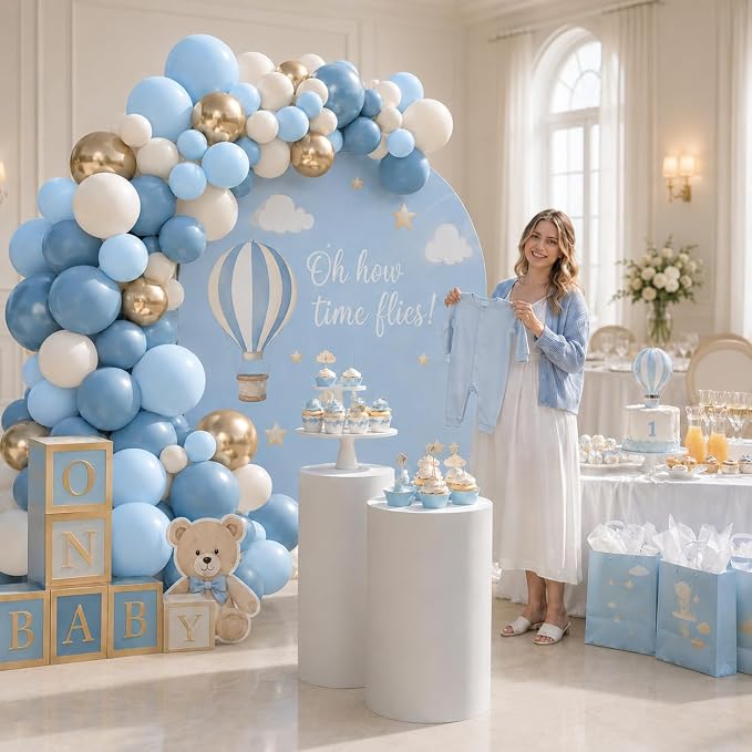 Dusty Blue Balloons - Image 6