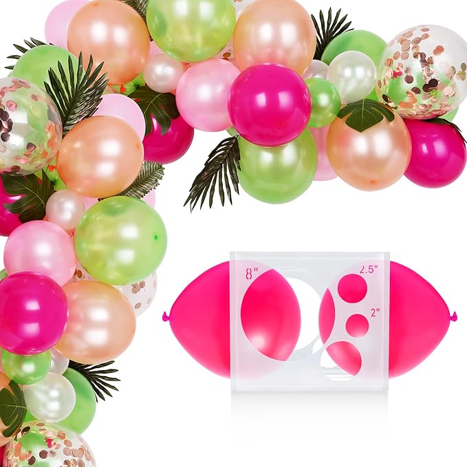 Auihiay 18 Holes Balloon Sizer Box Cube, 2-10 Inch Balloon Sizer | Collapsible - Image 5