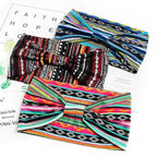 Boho Headbands Wide Knot Hair Band Elastic Turban Head Band Stretch Twist Head Wraps Fashion Hair Accessories for Women 3 Pcs (Set A)