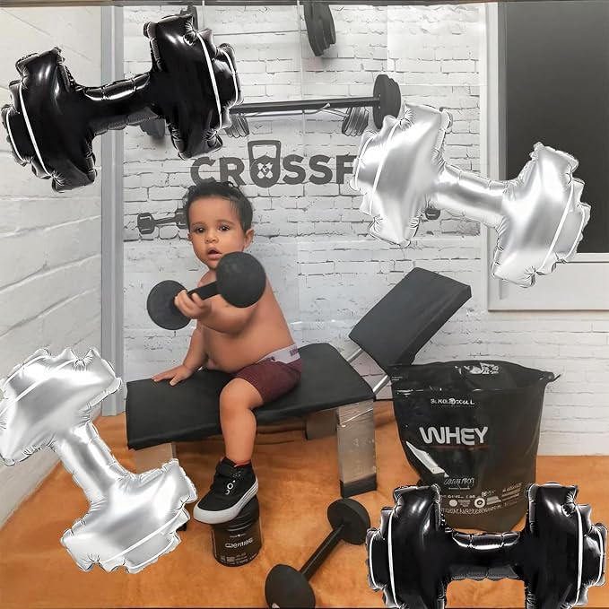 Dumbbell Balloons Gym Balloons Barbell - Image 4