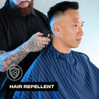 Barber Strong The Barber Cape Haircut Cover for Men, Hair Repelling and Static-Reducing Material, Water Resistant Fabric