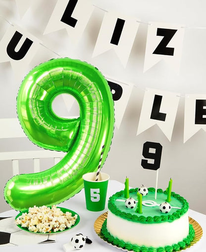 40 inch Number Balloon 0-9 Green Large Number 6 Balloons, Digital Balloons - Image 4