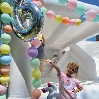 Pastel Rainbow Linking Balloons - Image 3