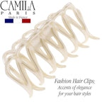 Camila Paris CP3525 French Large Hair Clips for Women Thick Hair for Long Wavy Curly Hair, Girls Hair Claw Clips Styling Big Hair Clip for Thick Hair, Strong Hold No Slip Grip Claw Clip Made in France