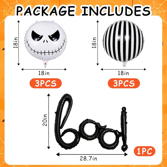 Halloween Foil Balloon Set - Image 2