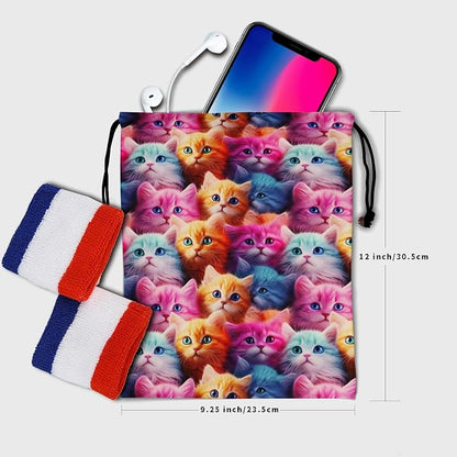 Cute Kitten Gymnastics Grip Bag - Image 6