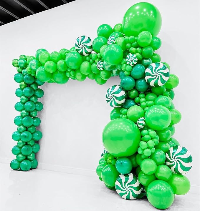 KBZVNAF Green Latex Party Balloons 50 Pack 12 inch | Light Green Helium Matte - Image 3