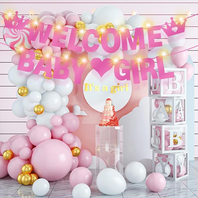 175Pcs DIY Glitter Customizable Banner Kit Happy Birthday Letter Banners - Image 8