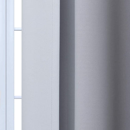 Yakamok Ombre Curtains Black and Greyish White - Image 7