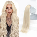 Sunny Hair Blonde Tape in Hair Extensions Human Hair, 28 inch Long Tape in Extensions Remy Tape ins Human Hair Extensions for Women 50g 20Pcs