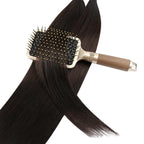 YoungSee U Tip Hair Extensions Human Hair Brown Hair Extensions Utip Human Hair Darkest Brown 14n 1G/S 50G