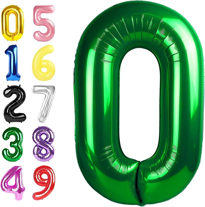 Number Balloons 40 Inch Blue 9 Balloon by Argthjy
