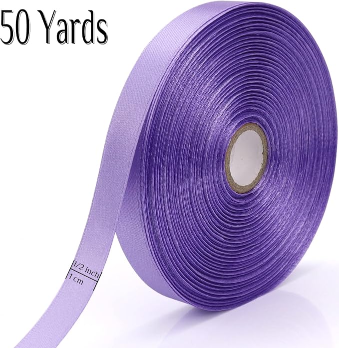 Nsilu 1/2 inch, Light Purple Ribbon - Image 2