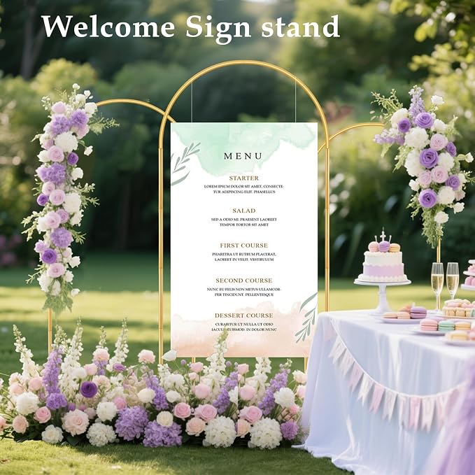 3 Pack Metal Arch Backdrop Stand Balloon Arbor Frame | Party Arch Stands - Image 5