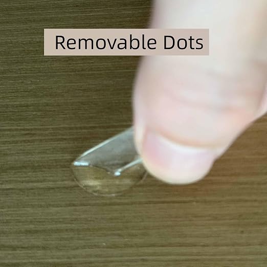 Clear Glue Dots Removable Sticky Tack, Waterproof Poster Putty Double Sided Dots - Image 5
