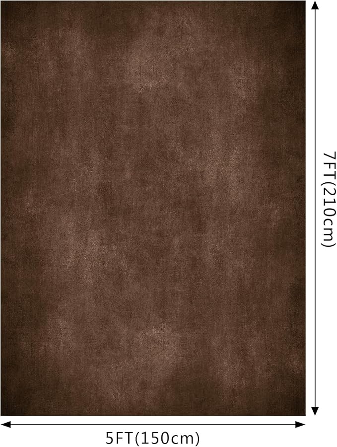 Brown Photo Backdrop Studio Abstract Texture Photography Background 5x7ft | - Image 2
