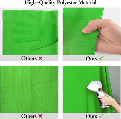 Green Screen Backdrop for Photoshoot, Fabric 10x20ft | Polyester Studio Photo - Image 6