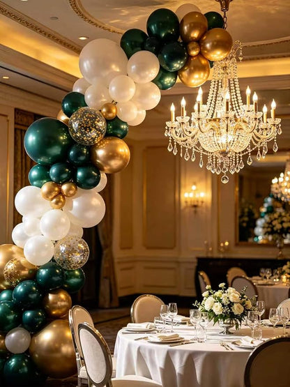 Pearl White Balloons 55 Pcs Inch White Latex Balloon Arch Kit Garland - Image 6