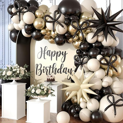 Black and White Balloon Arch Kit - Image 4