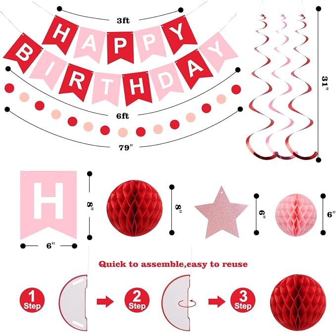 meowtastic Birthday Decorations Happy Birthday Banner - Image 7