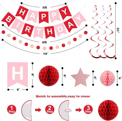 meowtastic Birthday Decorations Happy Birthday Banner - Image 7