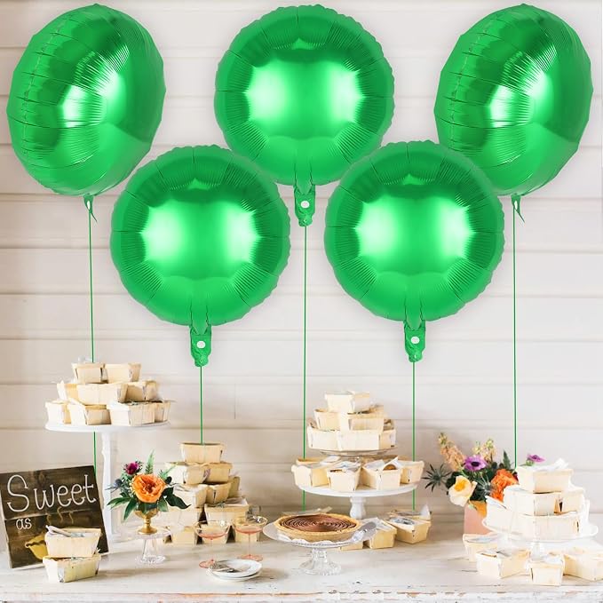 20 Pcs Round Shaped Balloons, 18 Inch Round Foil Balloon, Giant Round Mylar - Image 3