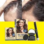 SEVICH Magnetic Hairline Powder with Brush | Refillable Root Touch Up for Sparse Hairlines & Gray Coverage | Waterproof, Sweat-Proof & Smudge-Proof | Natural & Invisible Hair Concealer (Light Brown)